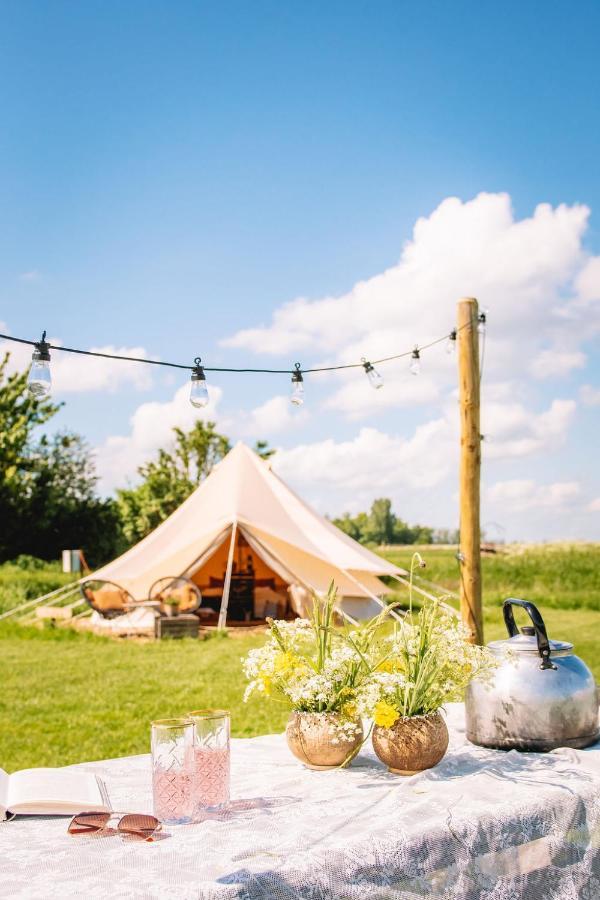 Smuk Lytse Bell Tent Echtenerbrug Buitenkant foto