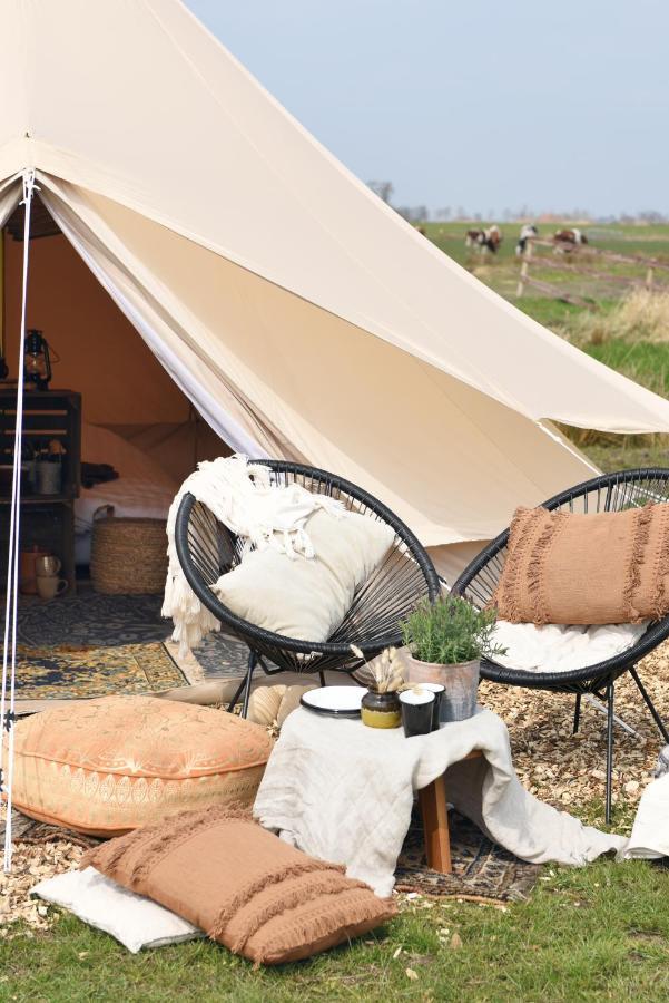 Smuk Lytse Bell Tent Echtenerbrug Buitenkant foto