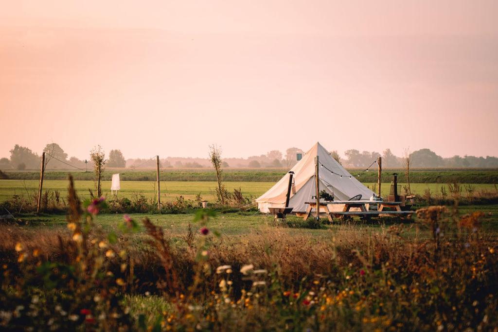 Smuk Lytse Bell Tent Echtenerbrug Buitenkant foto